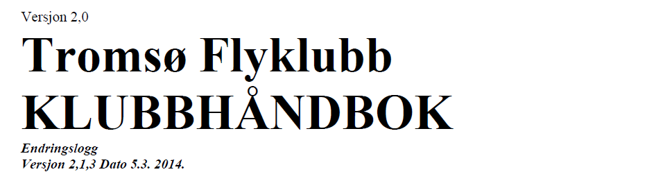 KLUBBHANDBOK_revisjon-2014_pkt 2.7-5.3.2014